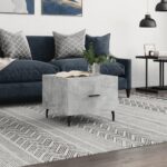 Sofabord 50x50x40 cm konstrueret træ betongrå - Kategori: 4 Sofabord 50x50x40 cm konstrueret træ betongrå