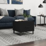 Sofabord 50x50x40 cm konstrueret træ sort - Kategori: 4 Sofabord 50x50x40 cm konstrueret træ sort