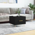 Sofabord 50x50x40 cm konstrueret træ sort - Kategori: 4 Sofabord 50x50x40 cm konstrueret træ sort