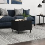 Sofabord 50x50x40 cm konstrueret træ sort - Kategori: 4 Sofabord 50x50x40 cm konstrueret træ sort