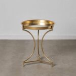 Sofabord 51 x 51 x 63 cm Krystal Gylden Metal - Kategori: 4 Sofabord 51 x 51 x 63 cm Krystal Gylden Metal