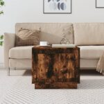 Sofabord 51x50x44 cm konstrueret træ røget egetræsfarve - Kategori: 4 Sofabord 51x50x44 cm konstrueret træ røget egetræsfarve