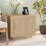 Sofabord 51x50x45 cm konstrueret træ sonoma-eg - Kategori: 4 Sofabord 51x50x45 cm konstrueret træ sonoma-eg