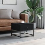 Sofabord 51x51x40 cm konstrueret træ sort - Kategori: 4 Sofabord 51x51x40 cm konstrueret træ sort