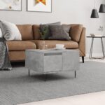 Sofabord 55x55x36,5 cm konstrueret træ betongrå - Kategori: 4 Sofabord 55x55x36,5 cm konstrueret træ betongrå