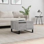 Sofabord 55x55x36,5 cm konstrueret træ grå sonoma-eg - Kategori: 4 Sofabord 55x55x36,5 cm konstrueret træ grå sonoma-eg