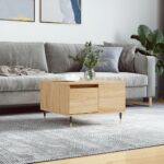 Sofabord 55x55x36,5 cm konstrueret træ sonoma-eg - Kategori: 4 Sofabord 55x55x36,5 cm konstrueret træ sonoma-eg