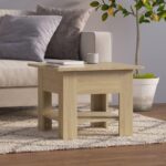 Sofabord 55x55x42 cm spånplade sonoma-eg - Kategori: 4 Sofabord 55x55x42 cm spånplade sonoma-eg
