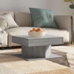 Sofabord 57x57x30 cm konstrueret træ grå sonoma-eg - Kategori: 4 Sofabord 57x57x30 cm konstrueret træ grå sonoma-eg