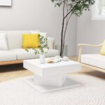 Sofabord 57x57x30 cm spånplade hvid - Kategori: 4 Sofabord 57x57x30 cm spånplade hvid
