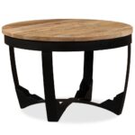 Sofabord 60×40 cm massivt ru mangotræ - Kategori: 4 Sofabord 60x40 cm massivt ru mangotræ