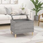 Sofabord 60×44,5×45 cm konstrueret træ Grå sonoma-eg - Kategori: 4 Sofabord 60x44,5x45 cm konstrueret træ Grå sonoma-eg