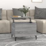 Sofabord 60×44,5×45 cm konstrueret træ Grå sonoma-eg - Kategori: 4 Sofabord 60x44,5x45 cm konstrueret træ Grå sonoma-eg