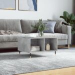 Sofabord 60x50x36,5 cm konstrueret træ betongrå - Kategori: 4 Sofabord 60x50x36,5 cm konstrueret træ betongrå