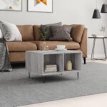 Sofabord 60x50x36,5 cm konstrueret træ grå sonoma-eg - Kategori: 4 Sofabord 60x50x36,5 cm konstrueret træ grå sonoma-eg