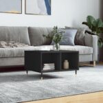 Sofabord 60x50x36,5 cm konstrueret træ sort - Kategori: 4 Sofabord 60x50x36,5 cm konstrueret træ sort