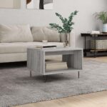 Sofabord 60x50x40 cm konstrueret træ grå sonoma-eg - Kategori: 4 Sofabord 60x50x40 cm konstrueret træ grå sonoma-eg