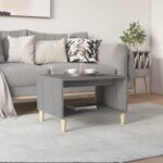 Sofabord 60x50x40 cm konstrueret træ grå sonoma-eg - Kategori: 4 Sofabord 60x50x40 cm konstrueret træ grå sonoma-eg