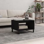 Sofabord 60x50x40 cm konstrueret træ sort - Kategori: 4 Sofabord 60x50x40 cm konstrueret træ sort