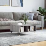Sofabord 60x60x30 cm konstrueret træ grå sonoma-eg - Kategori: 4 Sofabord 60x60x30 cm konstrueret træ grå sonoma-eg