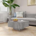 Sofabord 60x60x31,5 cm konstrueret træ grå sonoma-eg - Kategori: 4 Sofabord 60x60x31,5 cm konstrueret træ grå sonoma-eg