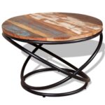 Sofabord 60x60x40 cm massivt genbrugstræ - Kategori: 4 Sofabord 60x60x40 cm massivt genbrugstræ