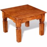 Sofabord 60x60x45 cm massivt træ - Kategori: 4 Sofabord 60x60x45 cm massivt træ