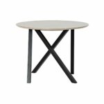 Sofabord 65 x 65 x 49,5 cm Sort Metal Træ Lys brun - Kategori: 4 Sofabord 65 x 65 x 49,5 cm Sort Metal Træ Lys brun