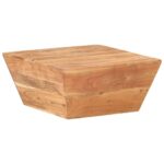 Sofabord 66x66x30 cm V-facon massivt akacietræ - Kategori: 4 Sofabord 66x66x30 cm V-facon massivt akacietræ
