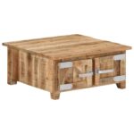 Sofabord 67x67x30 cm massivt mangotræ - Kategori: 4 Sofabord 67x67x30 cm massivt mangotræ