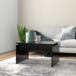 Sofabord 68x50x38 cm spånplade sort - Kategori: 4 Sofabord 68x50x38 cm spånplade sort
