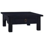 Sofabord 68x68x30 cm massivt mahognitræ mørkebrun - Kategori: 4 Sofabord 68x68x30 cm massivt mahognitræ mørkebrun