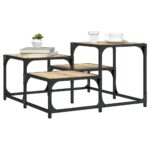Sofabord 68x68x40 cm konstrueret træ sonoma-eg - Kategori: 4 Sofabord 68x68x40 cm konstrueret træ sonoma-eg