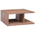 Sofabord 70x70x30 cm massivt teaktræ - Kategori: 4 Sofabord 70x70x30 cm massivt teaktræ