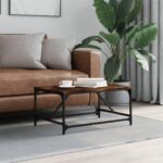 Sofabord 75x50x35 cm konstrueret træ røget egetræsfarve - Kategori: 4 Sofabord 75x50x35 cm konstrueret træ røget egetræsfarve