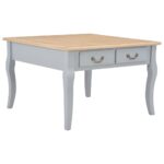 Sofabord 80 x 80 x 50 cm træ grå - Kategori: 4 Sofabord 80 x 80 x 50 cm træ grå