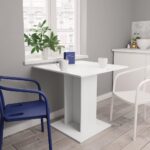 Sofabord 80 x 80 x 75 cm spånplade hvid - Kategori: 4 Sofabord 80 x 80 x 75 cm spånplade hvid