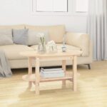 Sofabord 80x45x45 cm massivt fyrretræ - Kategori: 4 Sofabord 80x45x45 cm massivt fyrretræ