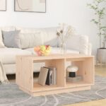Sofabord 80x50x40 cm massivt fyrretræ - Kategori: 4 Sofabord 80x50x40 cm massivt fyrretræ