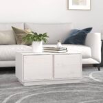 Sofabord 80x50x40 cm massivt fyrretræ - Kategori: 4 Sofabord 80x50x40 cm massivt fyrretræ