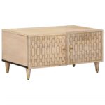 Sofabord 80x50x40 cm massivt mangotræ - Kategori: 4 Sofabord 80x50x40 cm massivt mangotræ