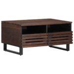 Sofabord 80x55x40 cm massivt mangotræ brun - Kategori: 4 Sofabord 80x55x40 cm massivt mangotræ brun