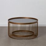Sofabord 81 x 81 x 45,5 cm Krystal Metal