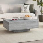 Sofabord 85x55x31 cm konstrueret træ grå sonoma-eg - Kategori: 4 Sofabord 85x55x31 cm konstrueret træ grå sonoma-eg