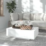 Sofabord 85x55x31 cm konstrueret træ hvid - Kategori: 4 Sofabord 85x55x31 cm konstrueret træ hvid