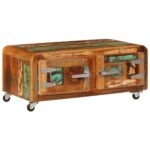 Sofabord 85x55x40 cm massivt genbrugstræ - Kategori: 4 Sofabord 85x55x40 cm massivt genbrugstræ