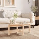 Sofabord 87x48x35 cm massivt fyrretræ - Kategori: 4 Sofabord 87x48x35 cm massivt fyrretræ