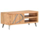 Sofabord 90 x 45 x 40 cm massivt akacietræ - Kategori: 4 Sofabord 90 x 45 x 40 cm massivt akacietræ