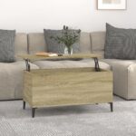 Sofabord 90×44,5×45 cm konstrueret træ sonoma-eg - Kategori: 4 Sofabord 90x44,5x45 cm konstrueret træ sonoma-eg