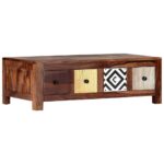 Sofabord 90x50x30 cm massivt sheeshamtræ - Kategori: 4 Sofabord 90x50x30 cm massivt sheeshamtræ